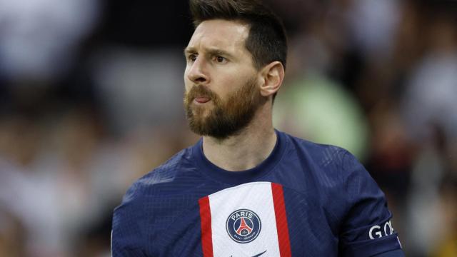 Leo Messi, en un partido del PSG de la temporada 2022/2023