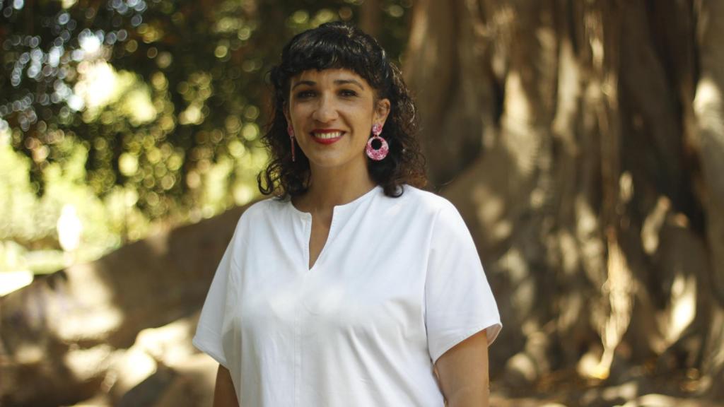 Toni Morillas, candidata a la Alcaldía de Málaga, instantes antes de la entrevista.