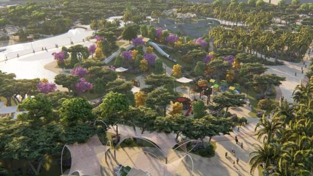 Vídeo del gran parque que el PSOE quiere en los antiguos suelos de Repsol de Málaga.