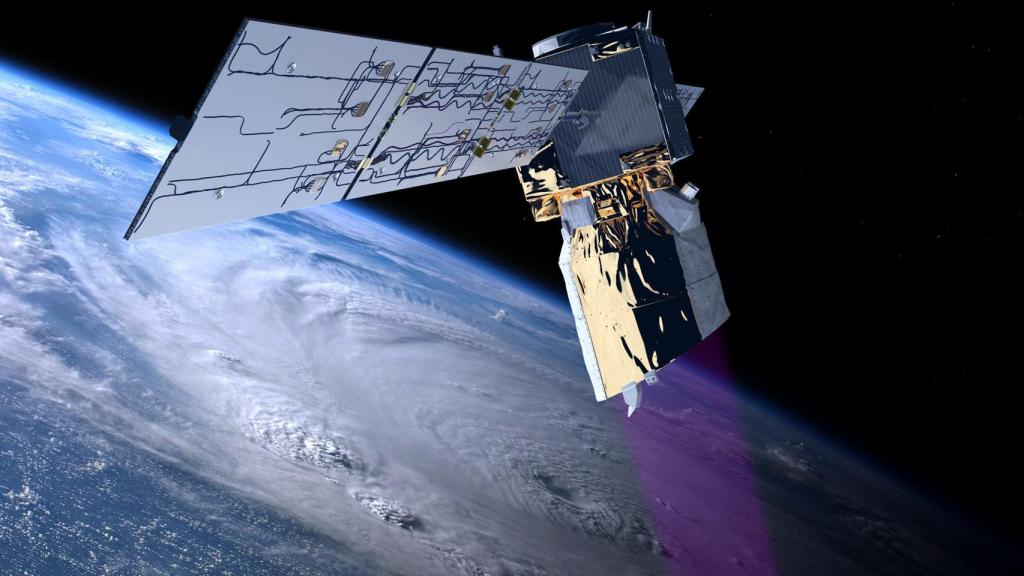 Aeolus en plena órbita.