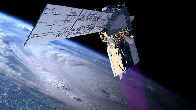 Aeolus en plena órbita.