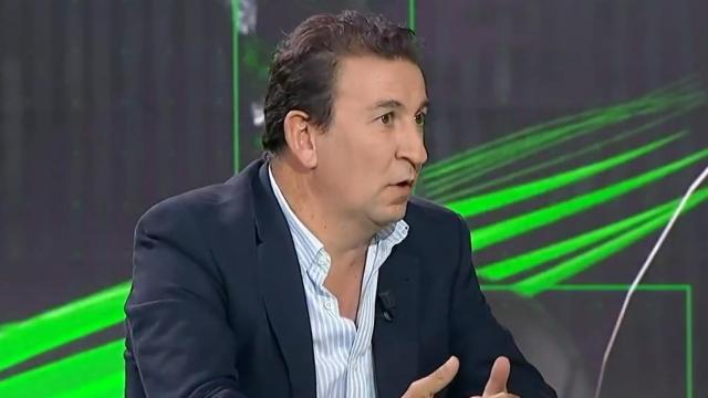 José Miguel López Catalán, vicepresidente del Betis, durante su intervención.