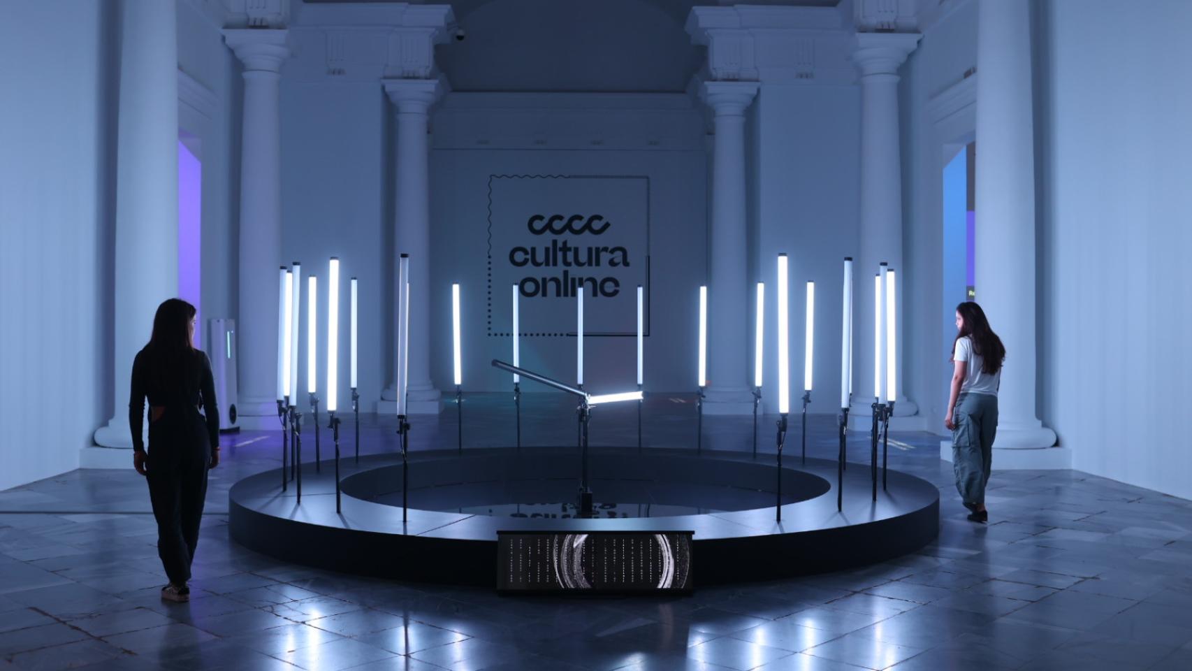 Vista de la instalación 'Abismo de sucesos', de Vitamin Studio. Foto: Juan R. Peiró