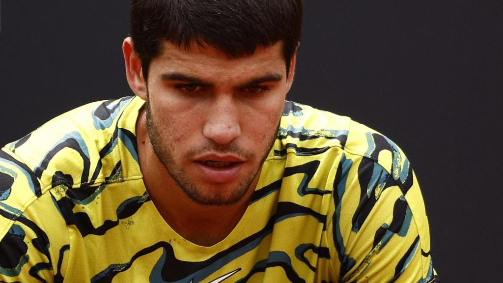 Carlos Alcaraz, en el Masters 1000 de Roma 2023