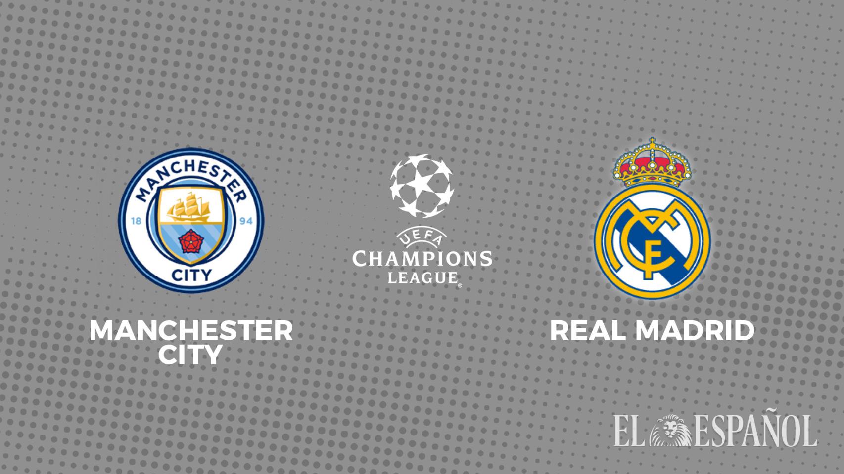 Cartel del Manchester City - Real Madrid de la Champions League 2022/2023