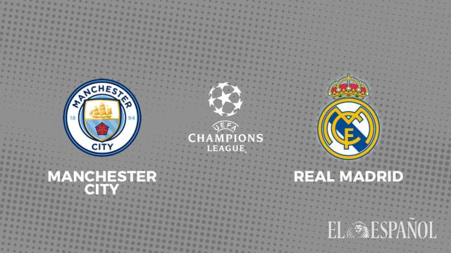 Cartel del Manchester City - Real Madrid de la Champions League 2022/2023