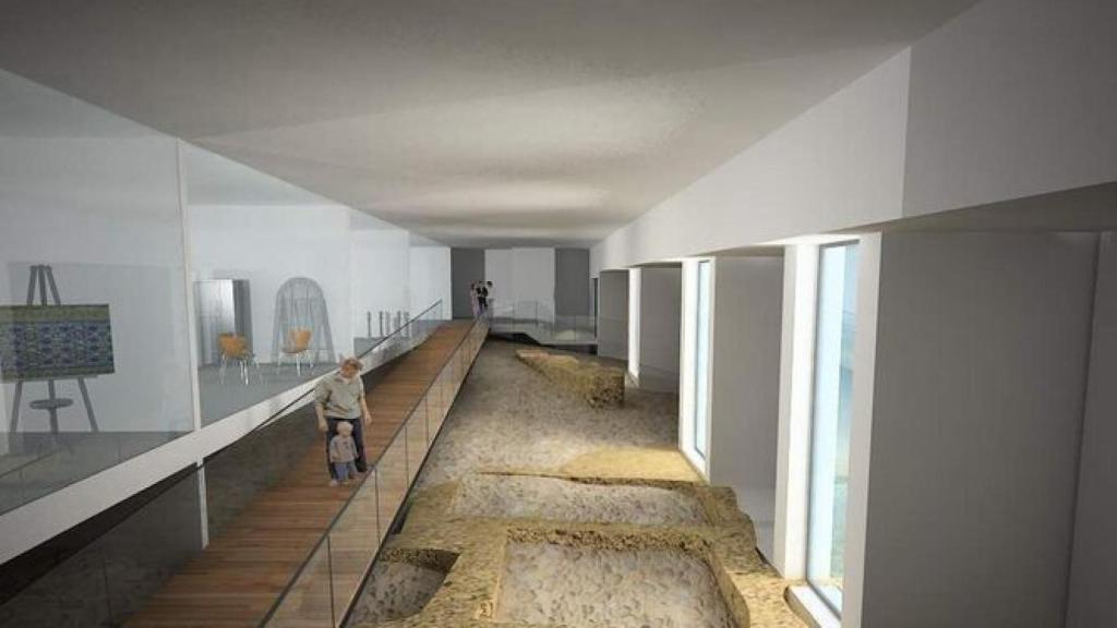 Infografías de las propuestas iniciales para el Centro de la Cerámica Medieval.