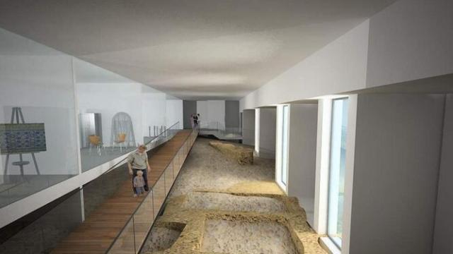 Infografías de las propuestas iniciales para el Centro de la Cerámica Medieval.