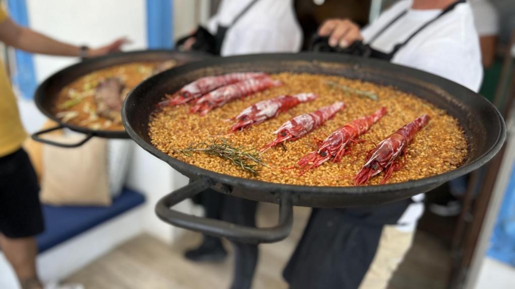 El arroz de carabinero de Cocoa Patacona elaborado con Molino Roca