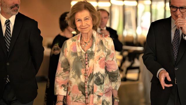 La Emérita, en su visita a Estados Unidos.