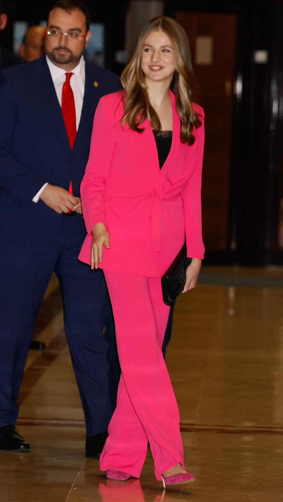 Leonor en el concierto previo a los Premios Princesa de Asturias.