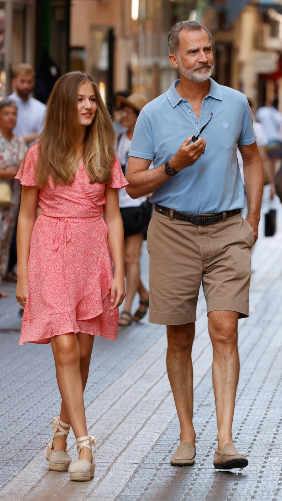 Leonor el pasado verano en Mallorca.