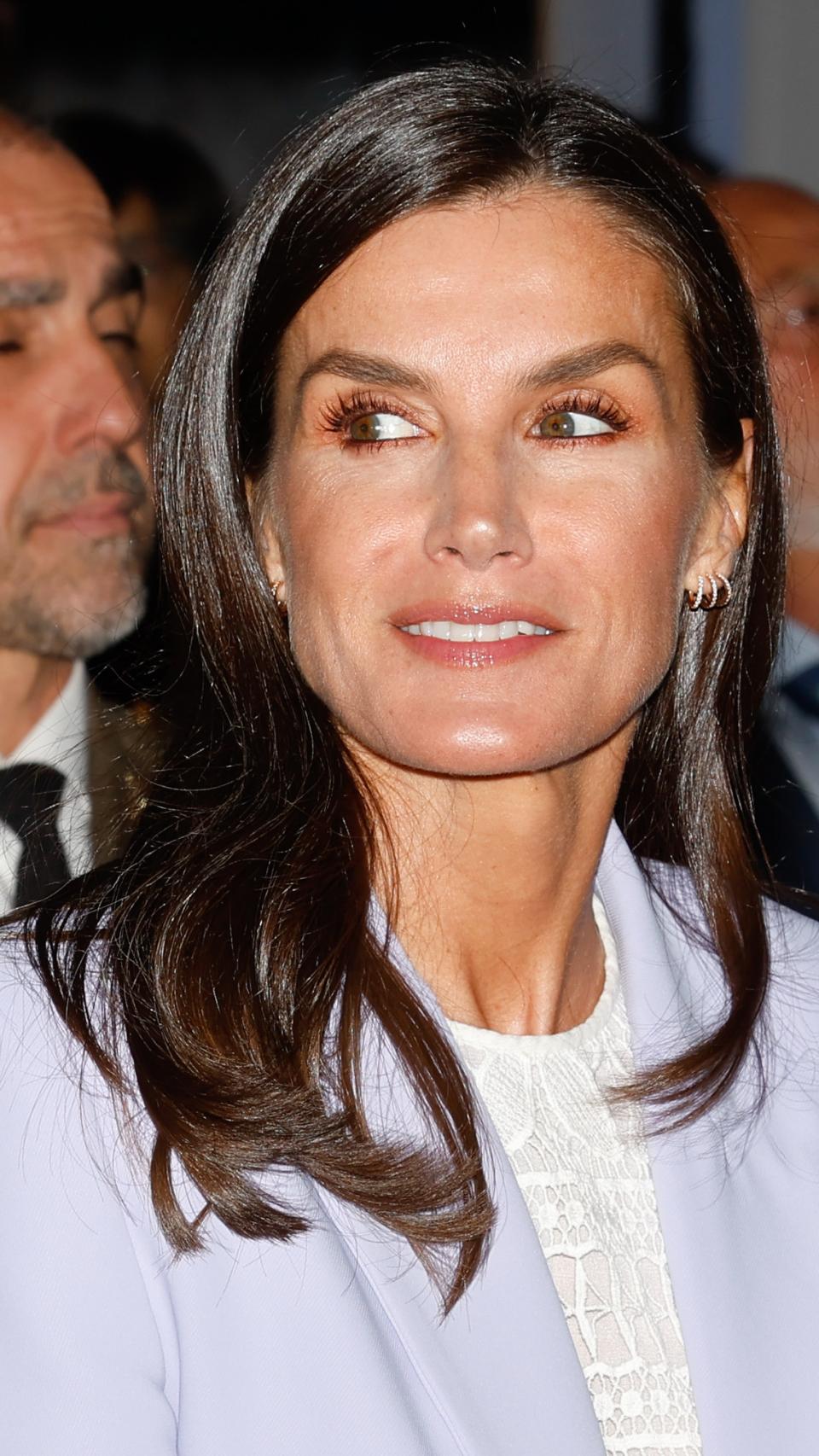 La reina Letizia en el único acto público de agenda que tiene para esta semana.