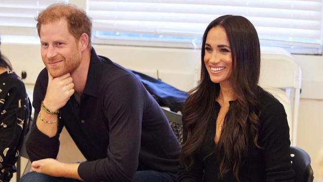 Harry y Meghan, durante su último acto público.