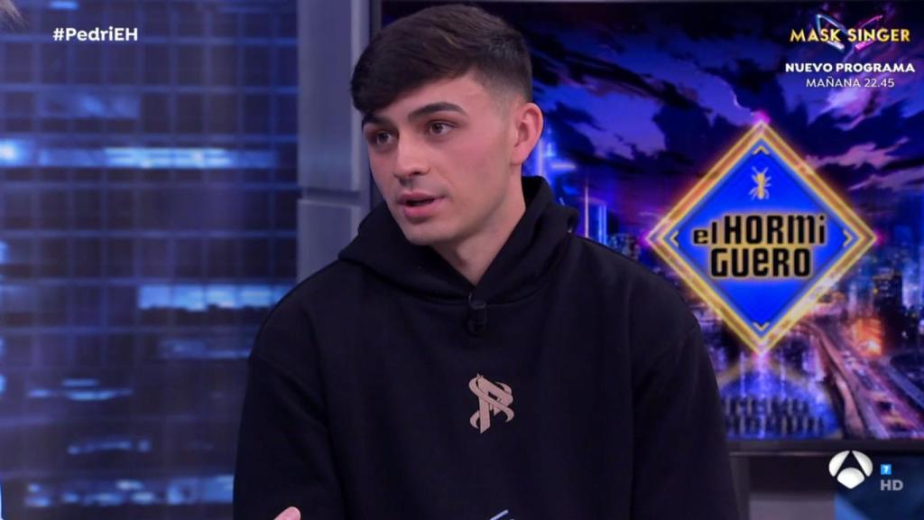 Pedri, en ‘El Hormiguero’.