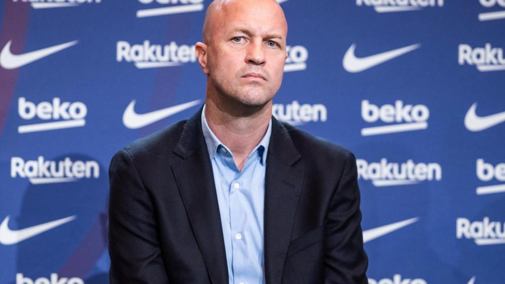 Jordi Cruyff, en un acto del FC Barcelona