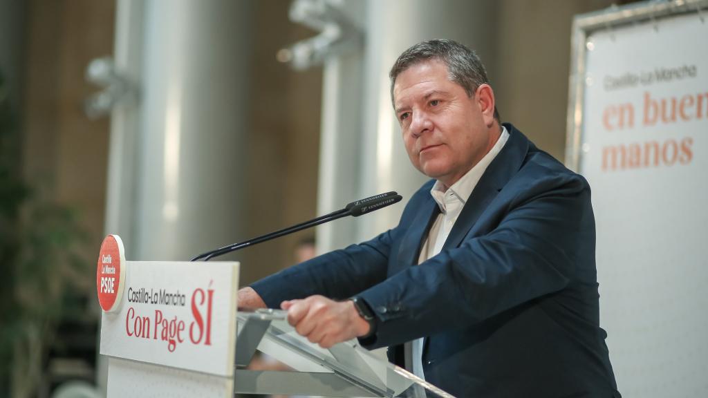 García-Page en Pastrana (Guadalajara). Foto: PSOE CLM.