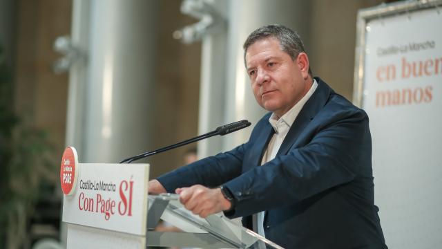 García-Page en Pastrana (Guadalajara). Foto: PSOE CLM.