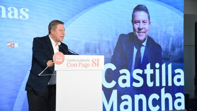 García-Page en Azuqueca de Henares (Guadalajara). Foto: PSOE CLM.