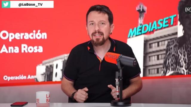Pablo Iglesias en el programa 'La Base' de Canal Red.