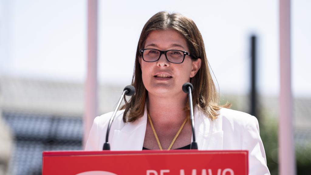 La exalcaldesa socialista de Móstoles, Noelia Posse, en una imagen de archivo.