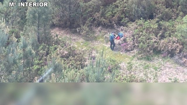 La Guardia Civil rescata a un hombre semiinconsciente en A Cañiza