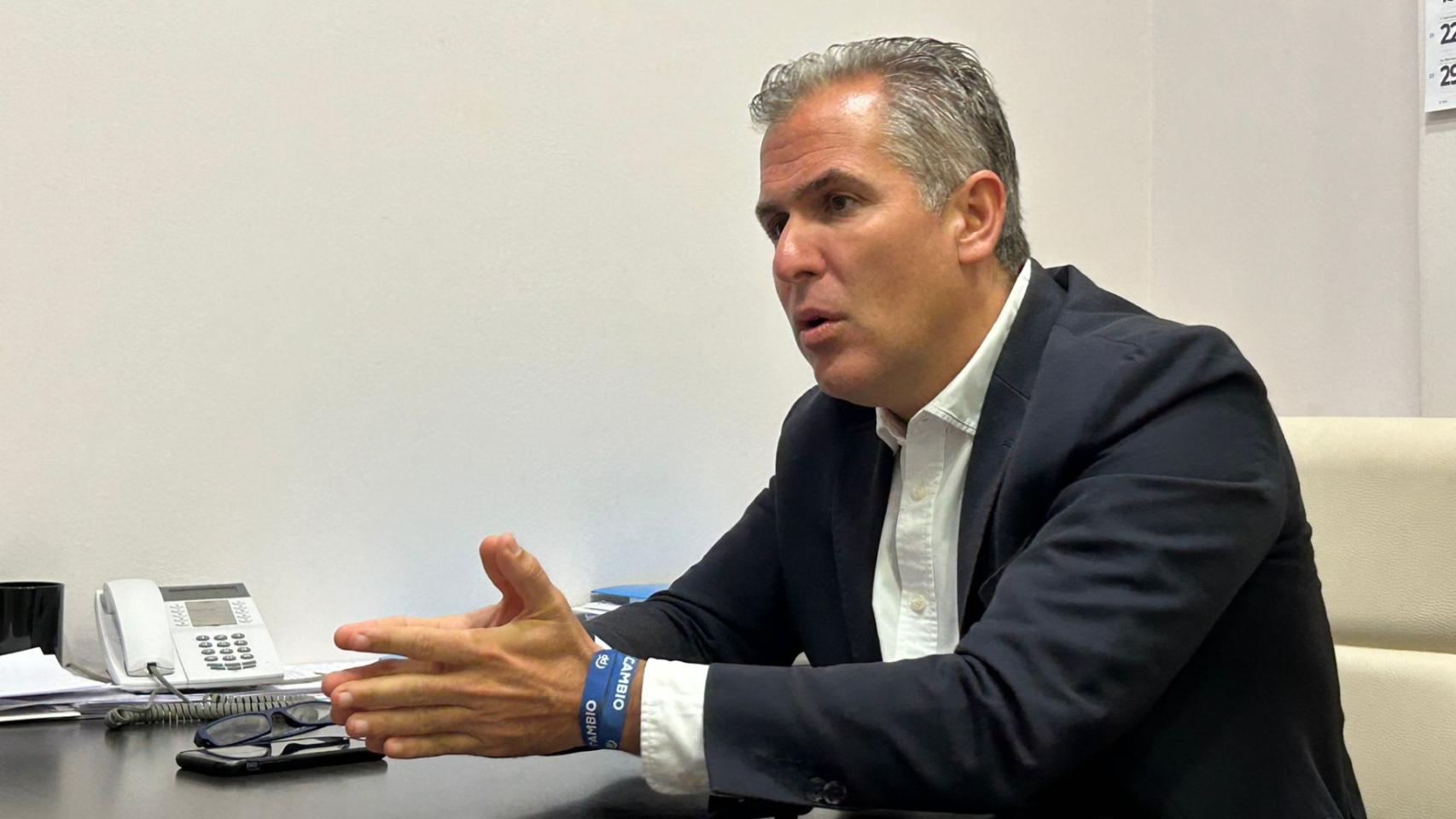 Rafa Domínguez, candidato del PP a la alcaldía de Pontevedra.