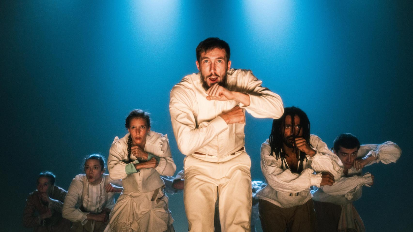 La compañía de Hofesh Shechter en 'Double Murder' / Foto: Todd MacDonald