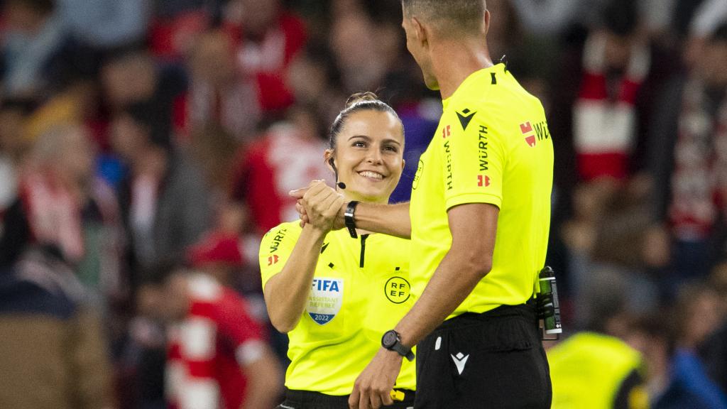 Eliana Fernández, en su debut en Primera masculina