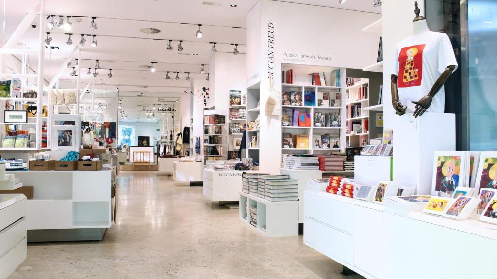 Detalle de la Tienda-Librería.