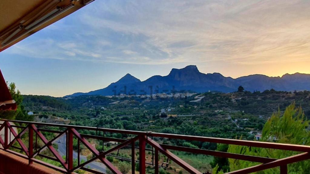 Vistas chalet de La Nucía.