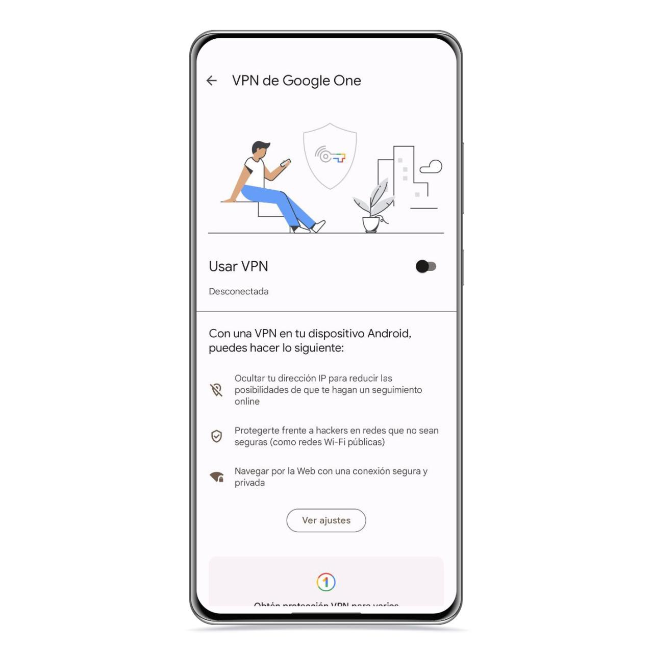 Funciones de la VPN de Google