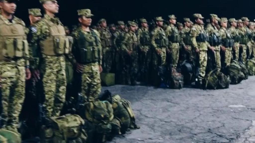 Fotograma de un vídeo compartido este miércoles por Nayib Bukele, presidente de El Salvador.