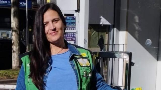 La vendedora de la ONCE Fátima Caseiro