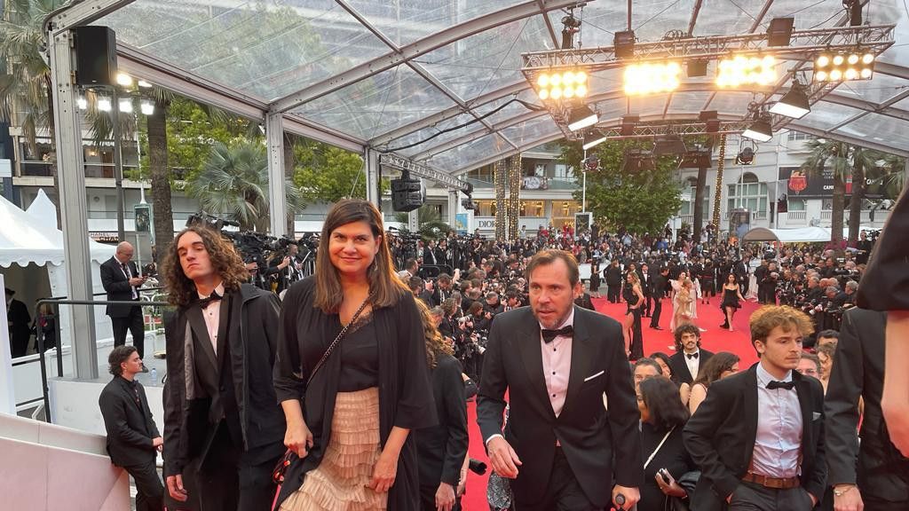 Óscar Puente a su llegada al Festival de Cannes