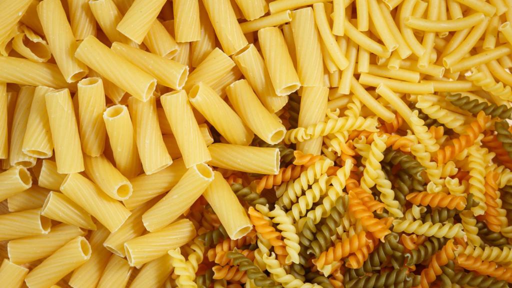Distintos tipos de macarrones.