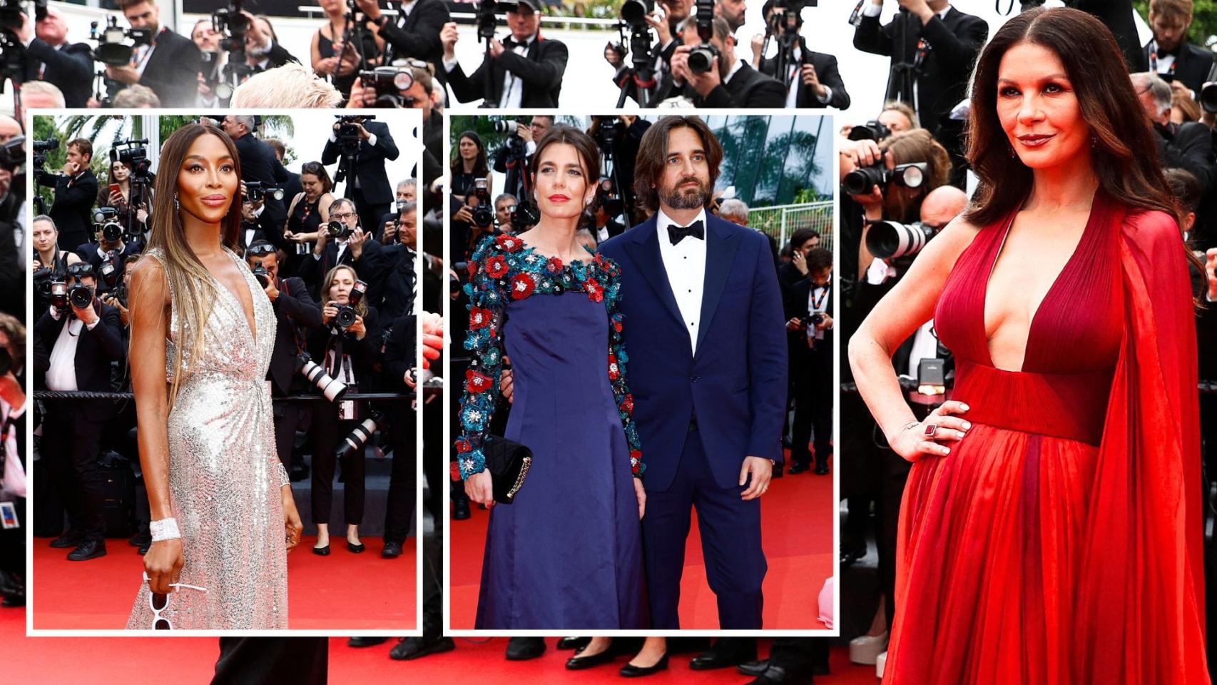 La alfombra roja de la gala inaugural del festival.