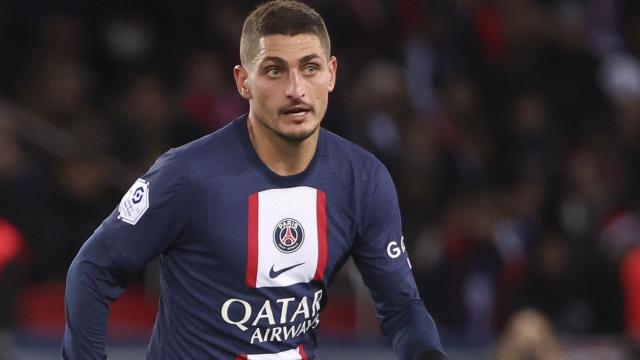 Marco Verratti, en un partido del PSG de la temporada 2022/2023