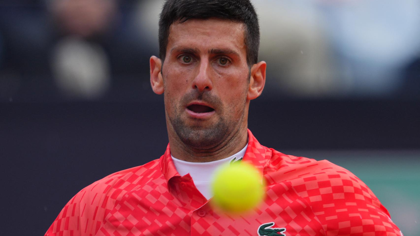 Novak Djokovic, en el Masters 1000 de Roma 2023