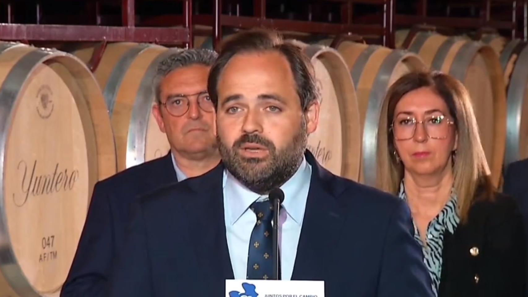 Paco Núñez en Manzanares (Ciudad Real). Foto: PP CLM.
