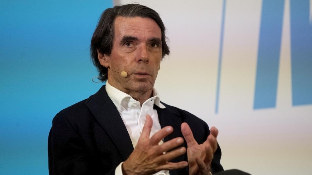 José María Aznar, en su intervención en un acto electoral