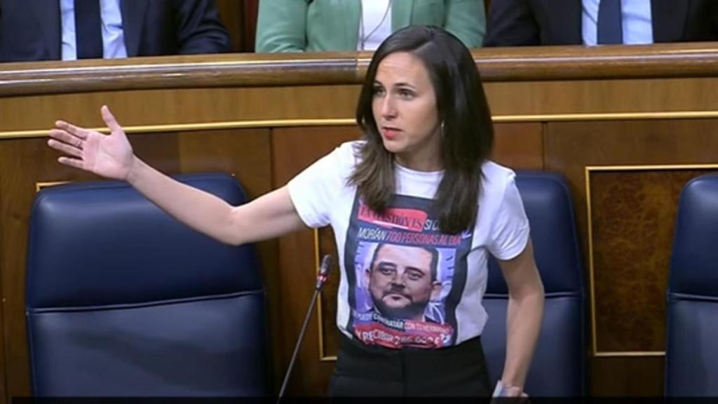 La ministra de Derechos Sociales, Ione Belarra, este miércoles en el Congreso de los Diputados.
