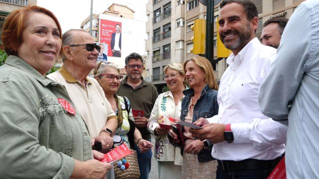 Imagen del acto de campaña de Dani Pérez celebrado este miércoles.
