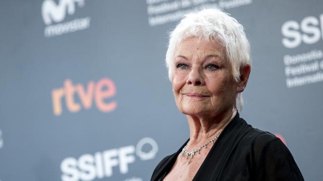 La actriz Judi Dench.