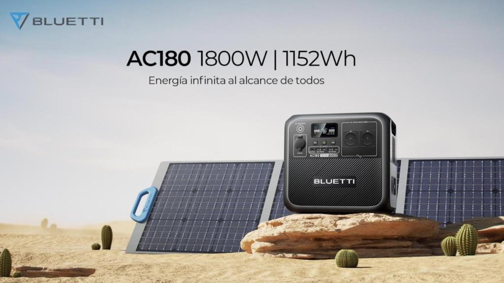 La solución de energía portátil definitiva: BLUETTI AC180