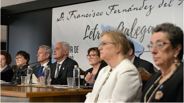 Acto de la Real Academia Galega este miércoles por el Día das Letras Galegas