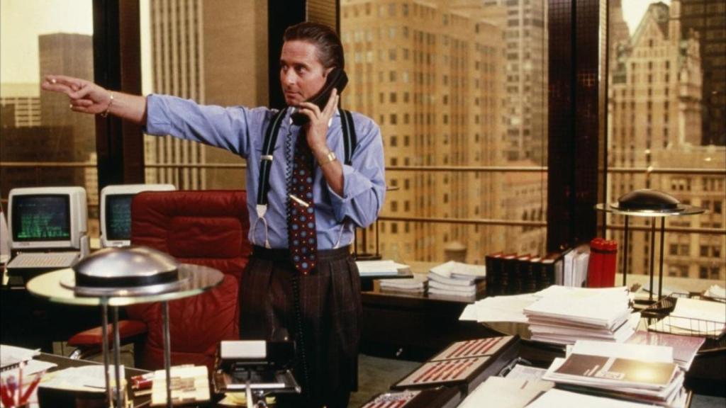 Michael Douglas en 'Wall Street'