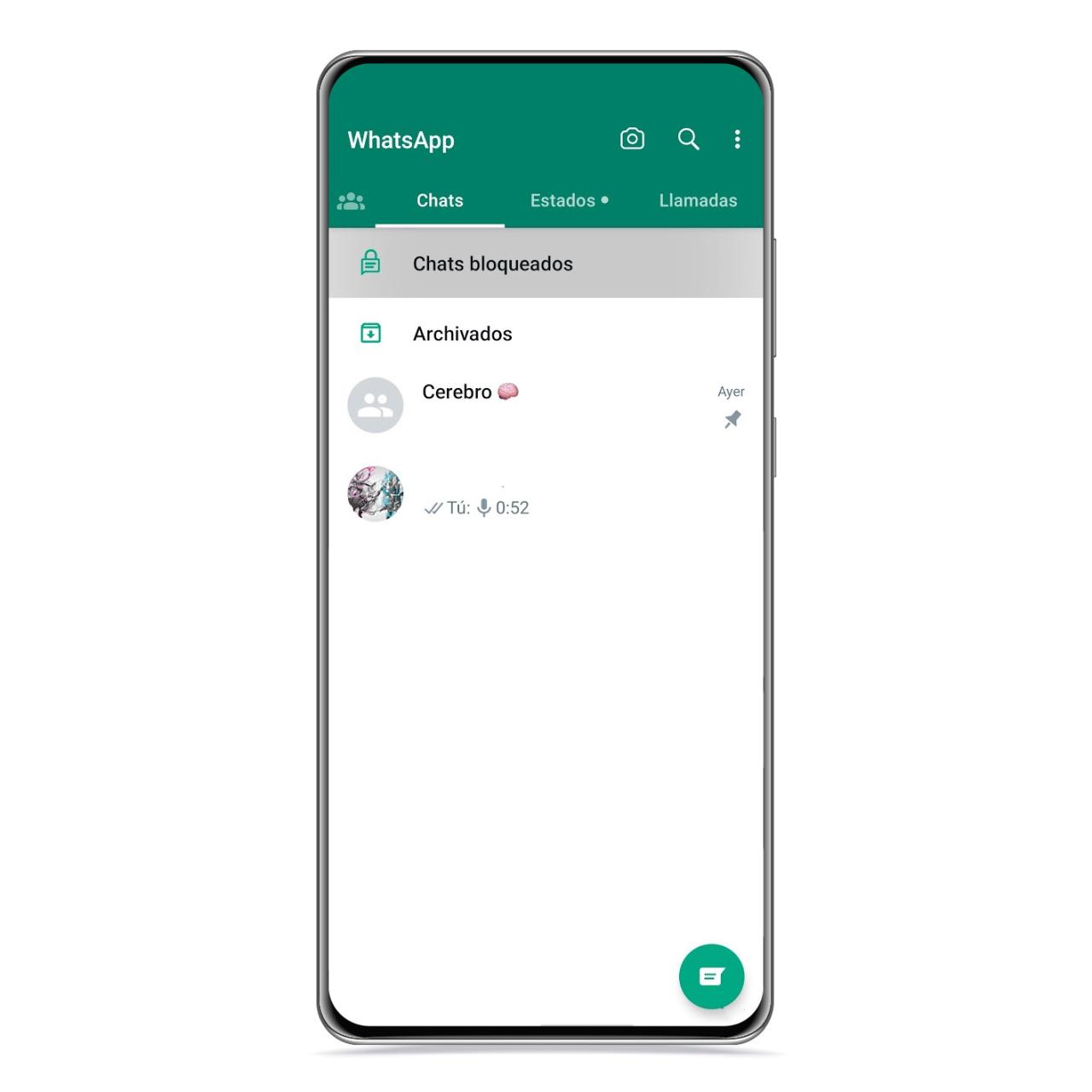 Chats bloqueados en WhatsApp