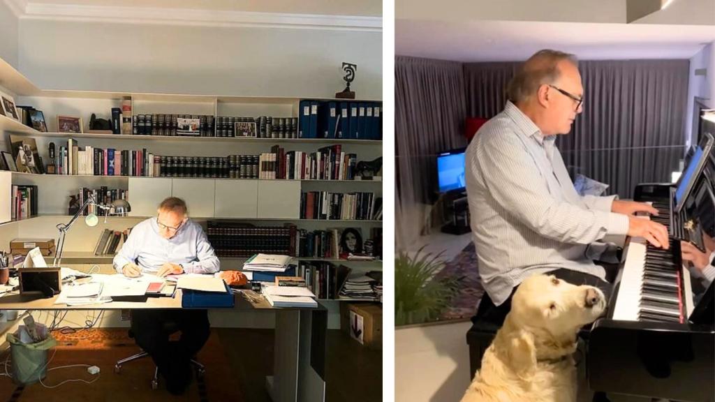 Distintas estancias de la casa del periodista.