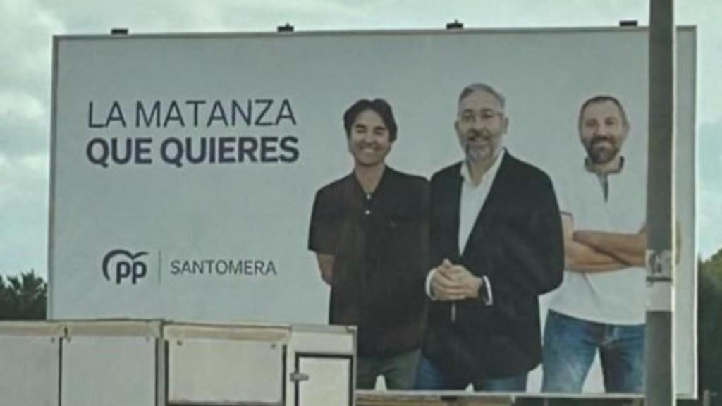 Cartel electoral del PP.